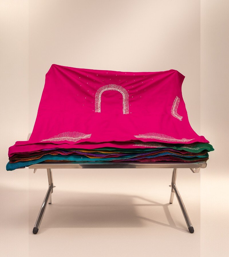 Zari Hand Work Blouse Piece image 2