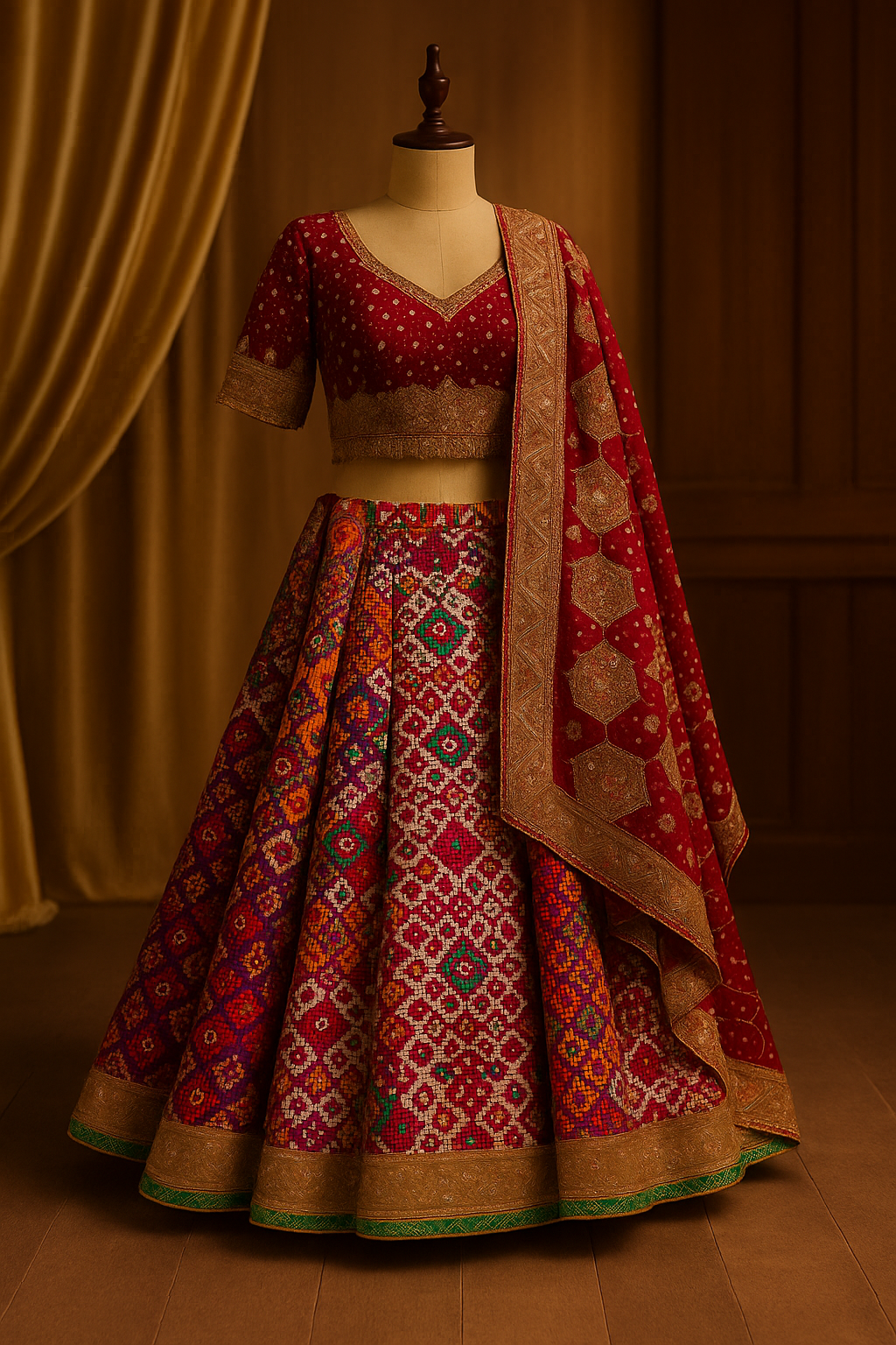Regal Patola Heritage Lehenga Set image 1
