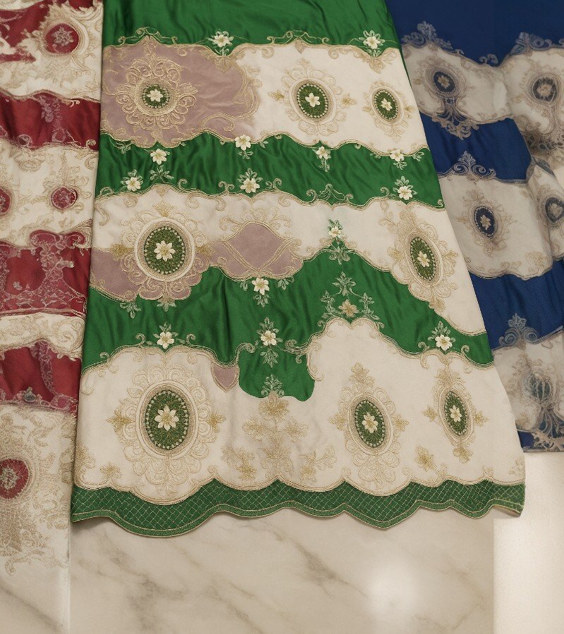 Imported Luxury Main And Sheer Curtains image 3