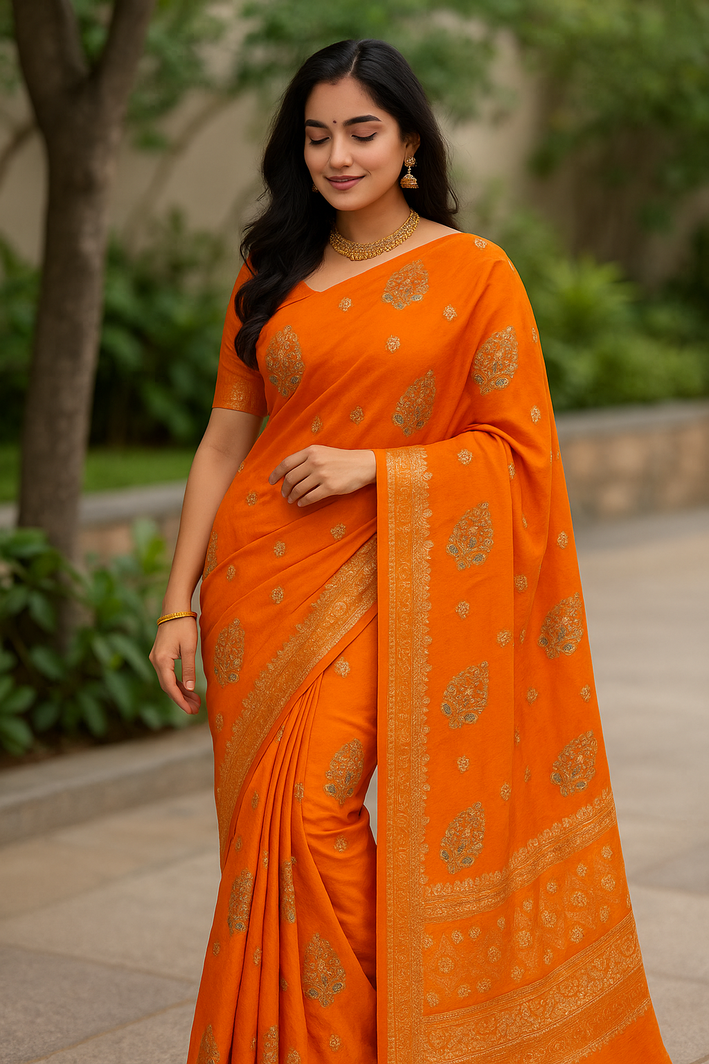 Chinon Georget Saree image 2