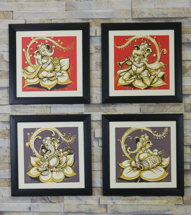 Framed Wall Art Featuring Lord Ganesha image 1