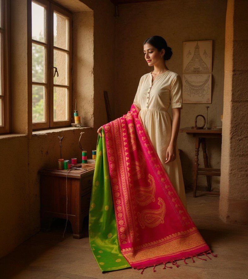 Gadwal Pure Silk Saree image 1
