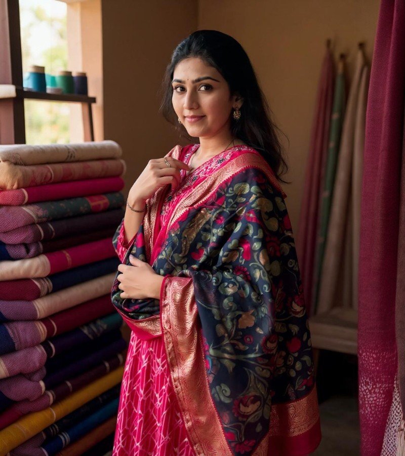 Kurta Set With Dupatta image 1