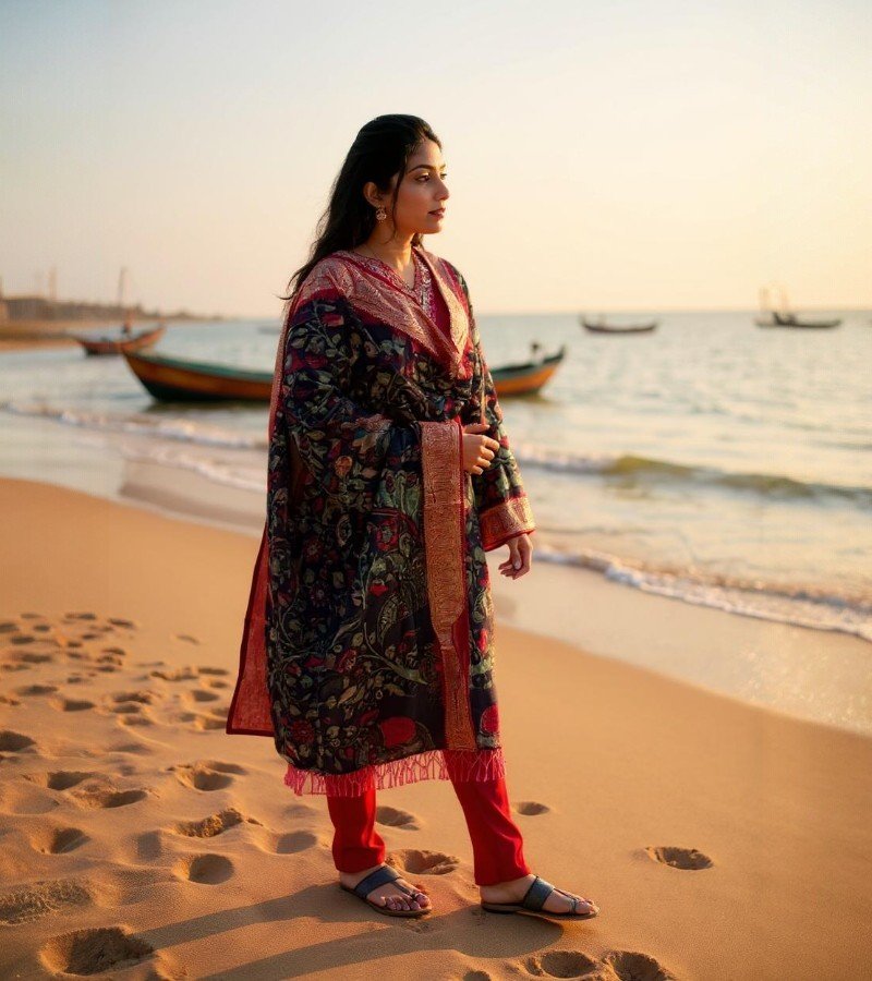 Kurta Set With Dupatta image 2