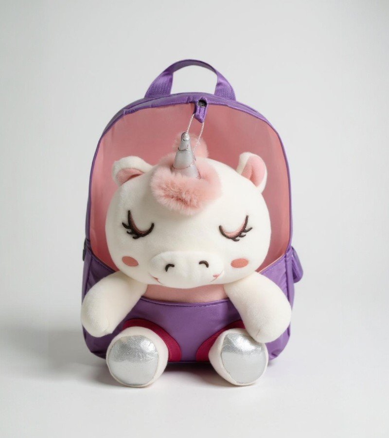 Unicorn Plush Toy Backpack image 1
