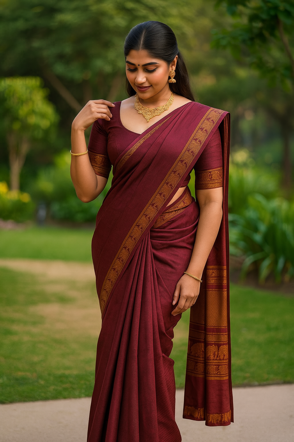 Narayana cotton Sarees image 1